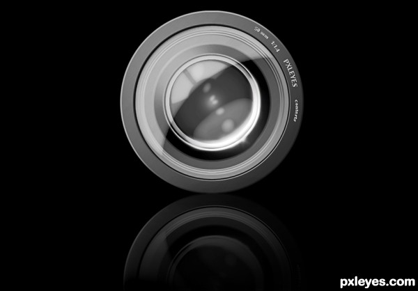 Creation of Aperture Style Camera Lens Ico: Final Result